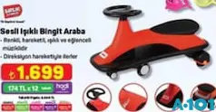 BİRLİK OYUNCAK SESLİ IŞIKLI BİNGİT ARABA